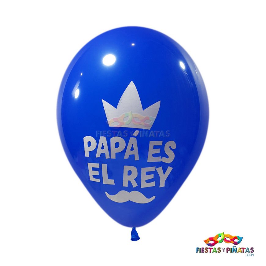 GLOBOS DIA DEL PADRE COLOR AZUL REY R12 X 12 UNIDADES - Fiestas y Piñatas  Bogotá ✓ - Piñatería Online
